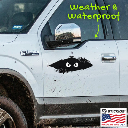 Shredder the Peeking Monster Bumper Sticker