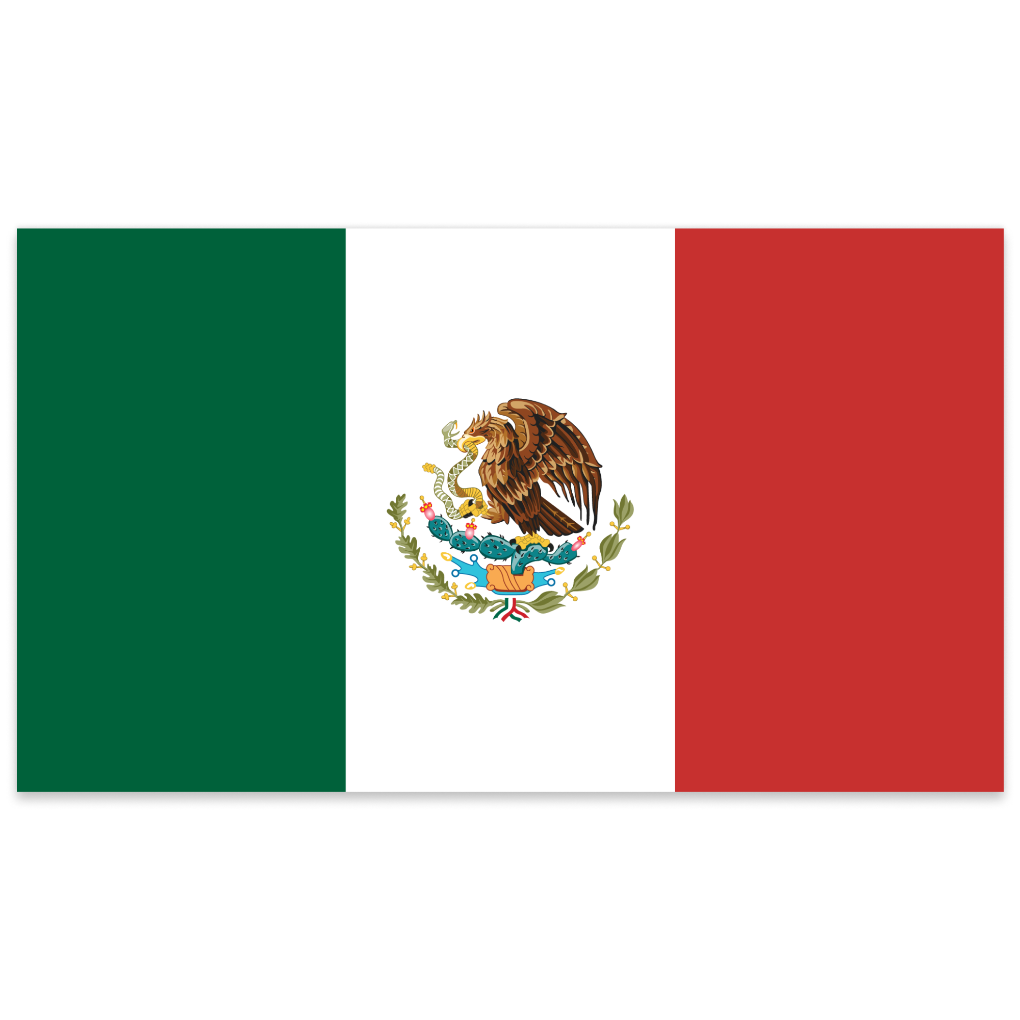 Mexico Flag Decal - Waterproof Mexico Sticker - Bandera de Mexico ...